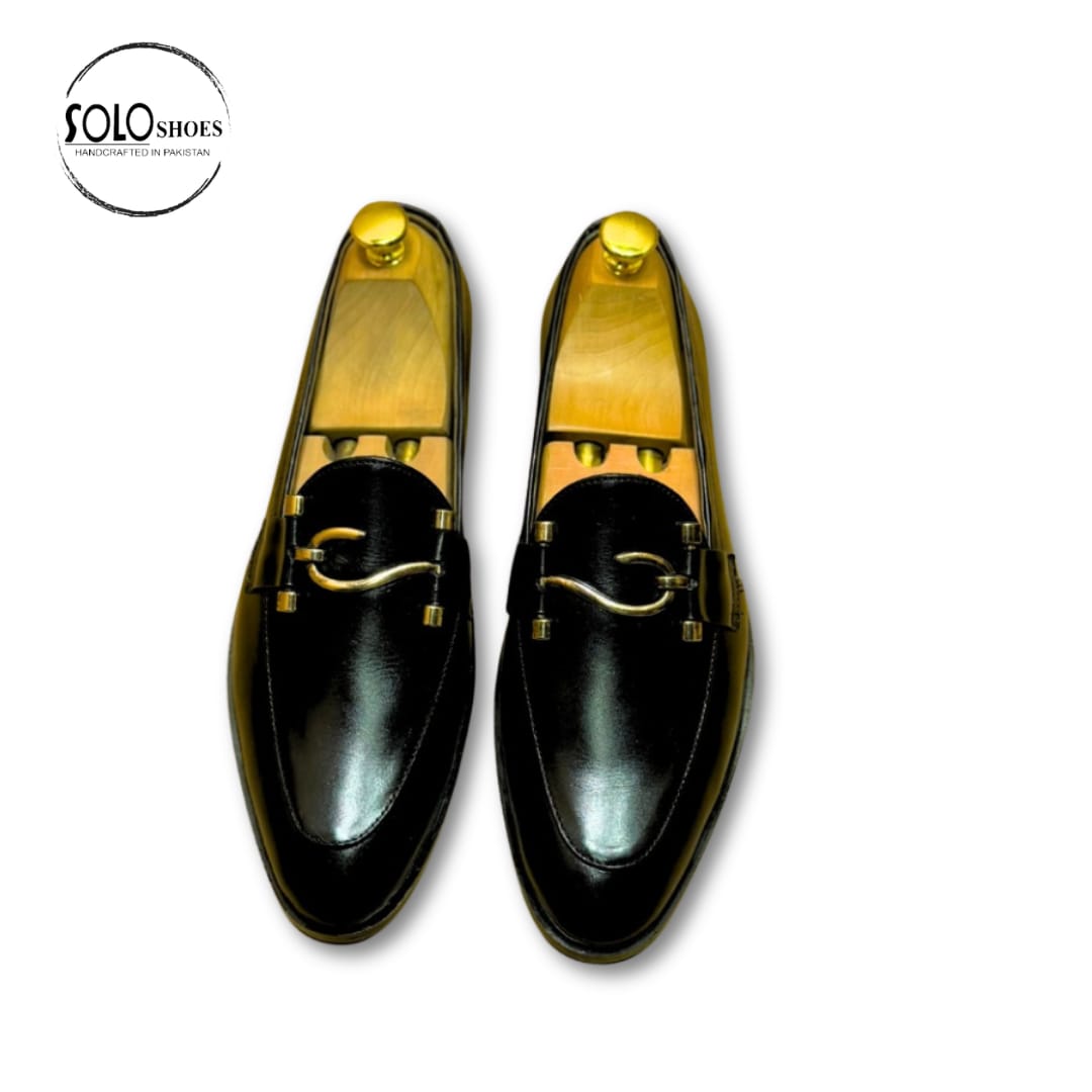 Classic Black Penny Loafers-000132