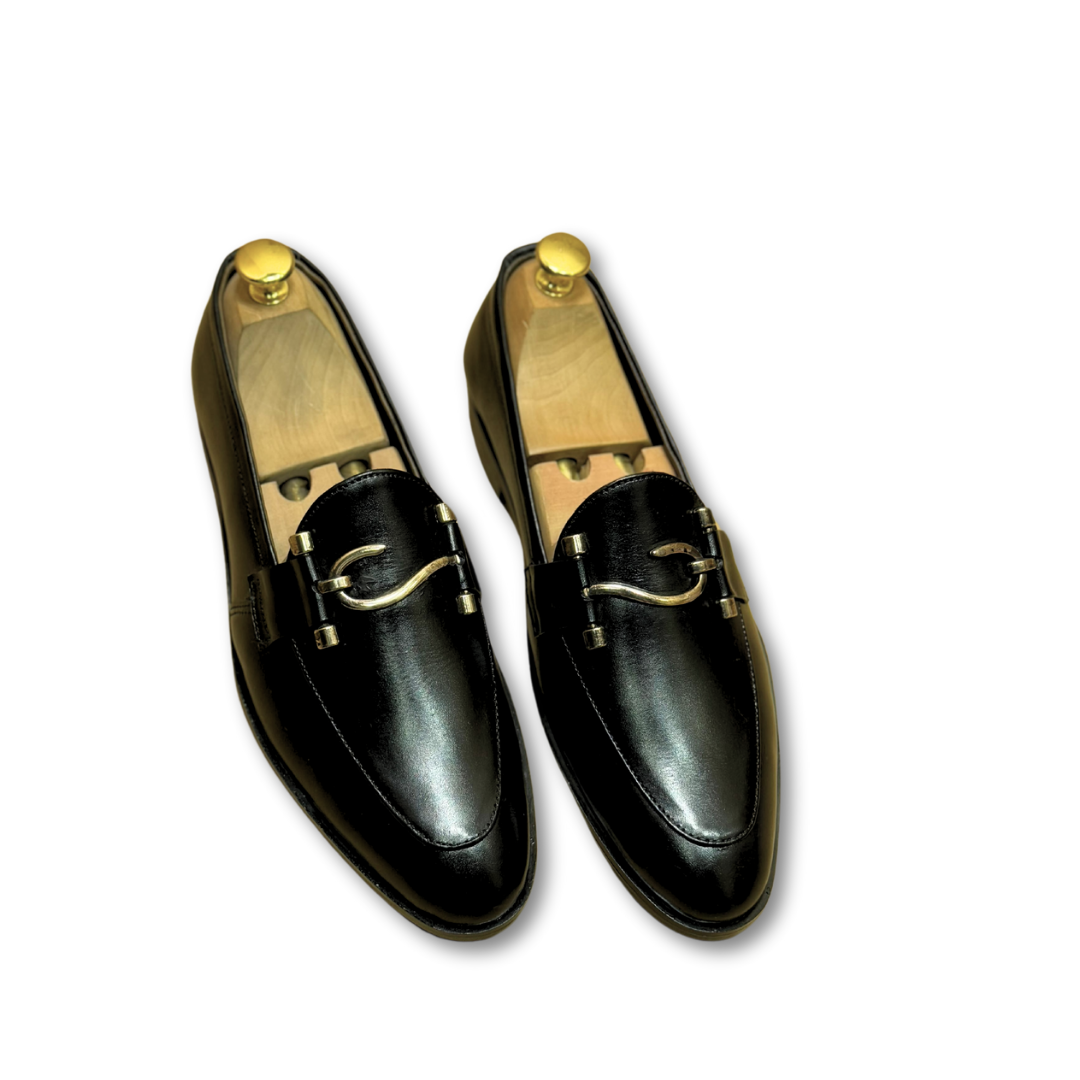 Classic Black Penny Loafers-000132